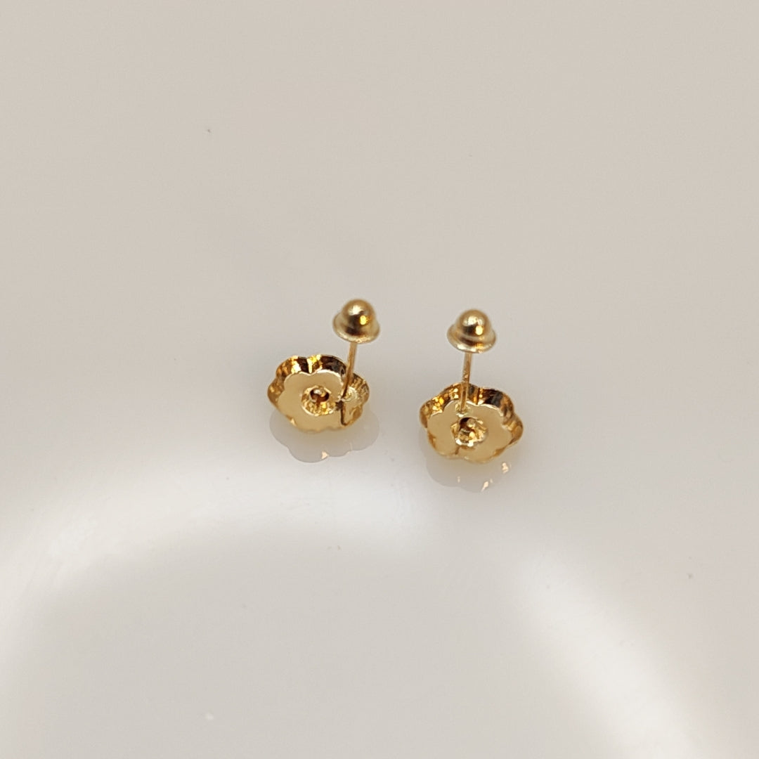 BROQUELES BROQUEL FIG FLOR C CIRCONIA 14K 0.2581 GR (NUEVO)