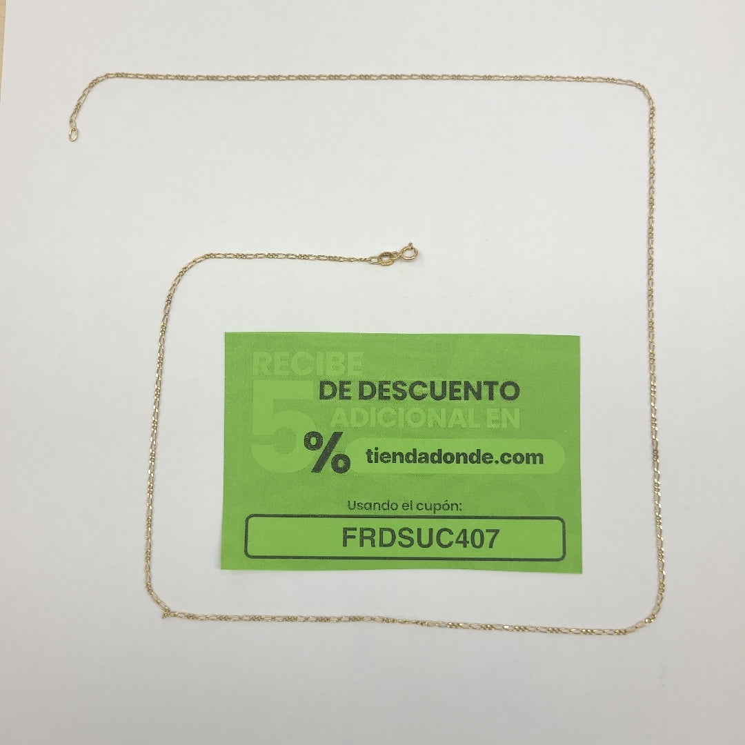 CADENA ORO 10 K 2,60 GRMS (SEMINUEVO)