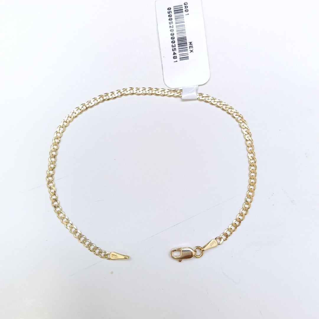 PULSERA BARBADA 14K 18 CM 2 GR (NUEVO)