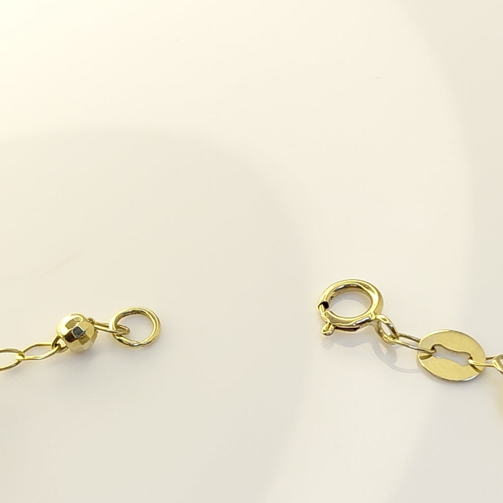 PULSERA ESPECIAL 14K 18 CM 2 GR (NUEVO)