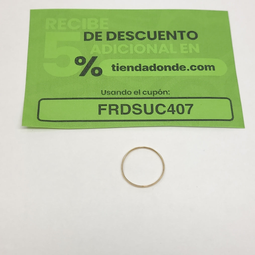 ARGOLLA ORO 10 K 0,40 GRMS (SEMINUEVO)