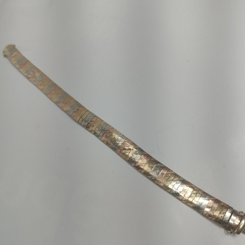 BRAZALETE ORO,ORO COMBINADO 14 K 16,00 GRMS (SEMINUEVO)