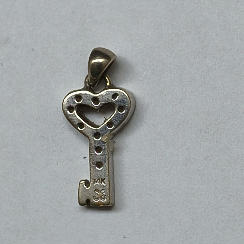 DIJE ORO BLANCO 14 K 0.8 GRMS (SEMINUEVO)