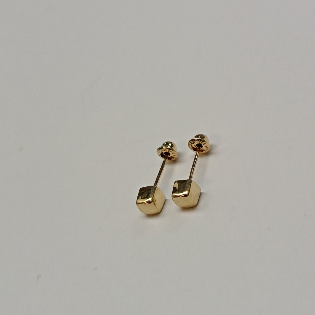 BROQUELES BROQUEL FIG CUBO 14K 0.203 GR (NUEVO)