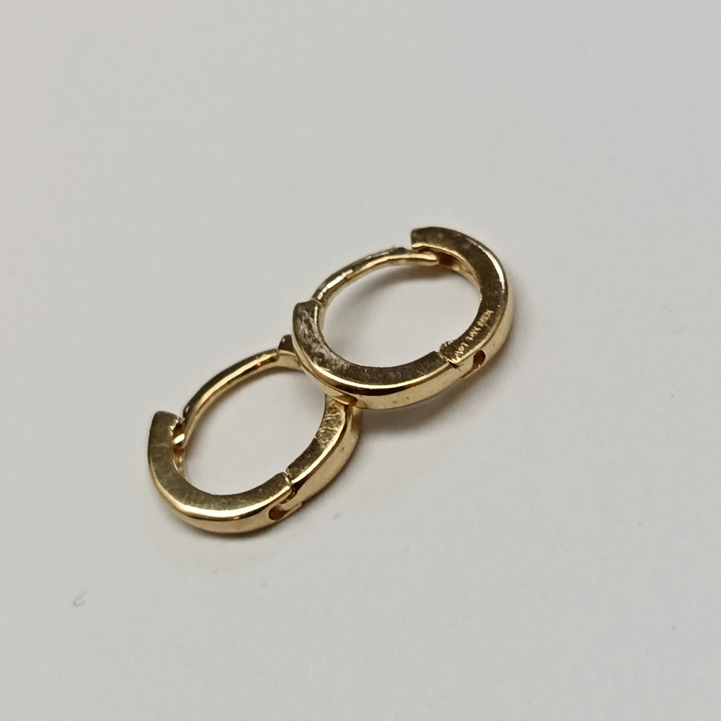 ARETES HUGGIE 14K 1.3 GR (NUEVO)