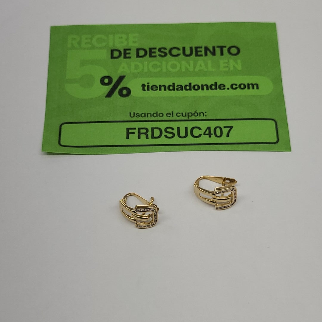 ARETES PAR ORO 18 K 2,90 GRMS (SEMINUEVO)
