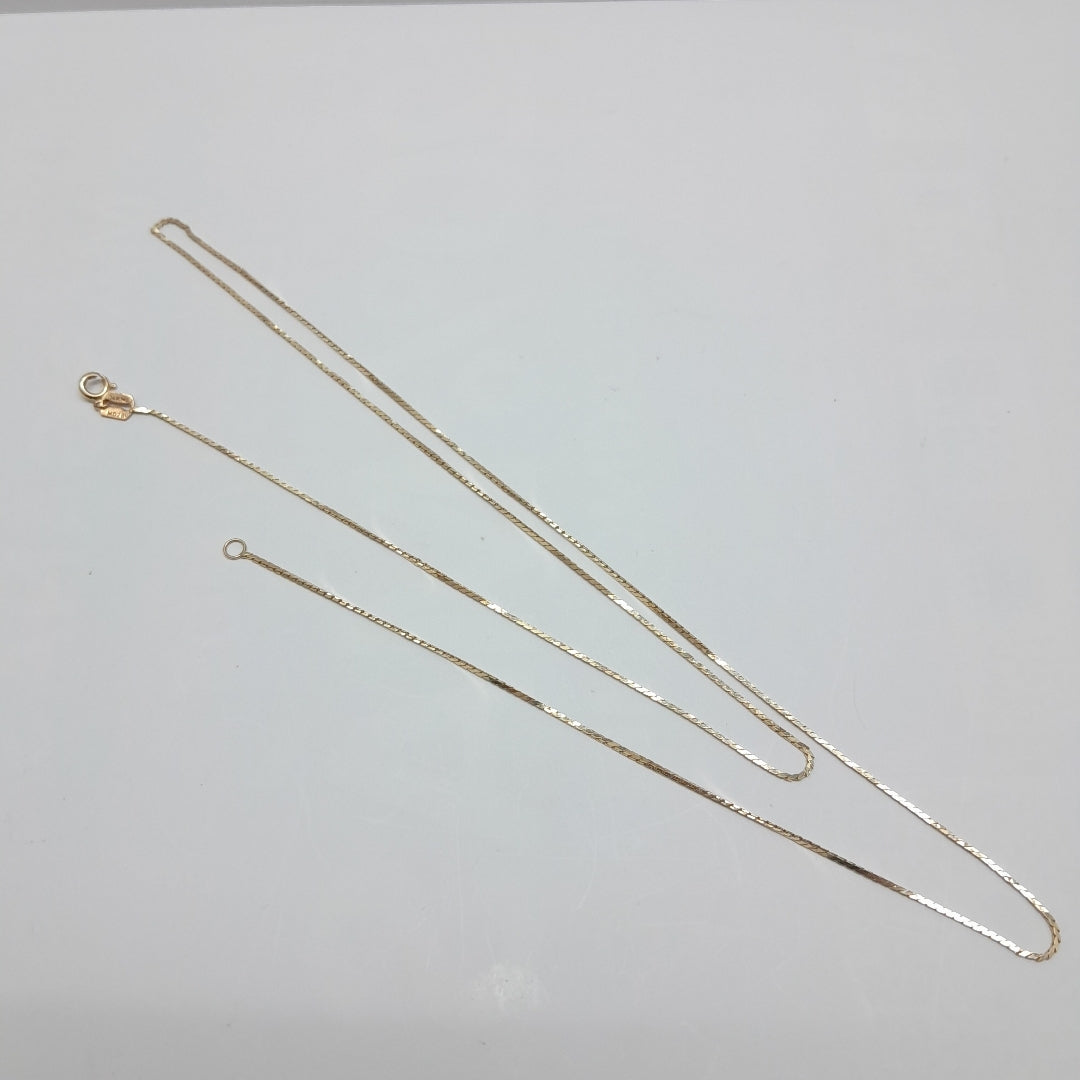 CADENA ORO 14 K 2,60 GRMS (SEMINUEVO)