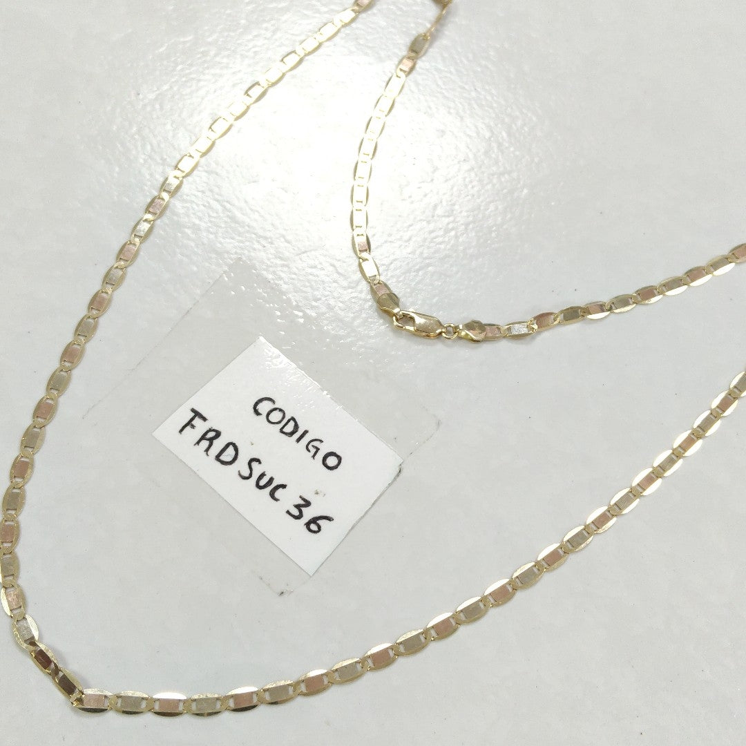 CADENA ORO,ORO COMBINADO 14 K 10,70 GRMS (SEMINUEVO)