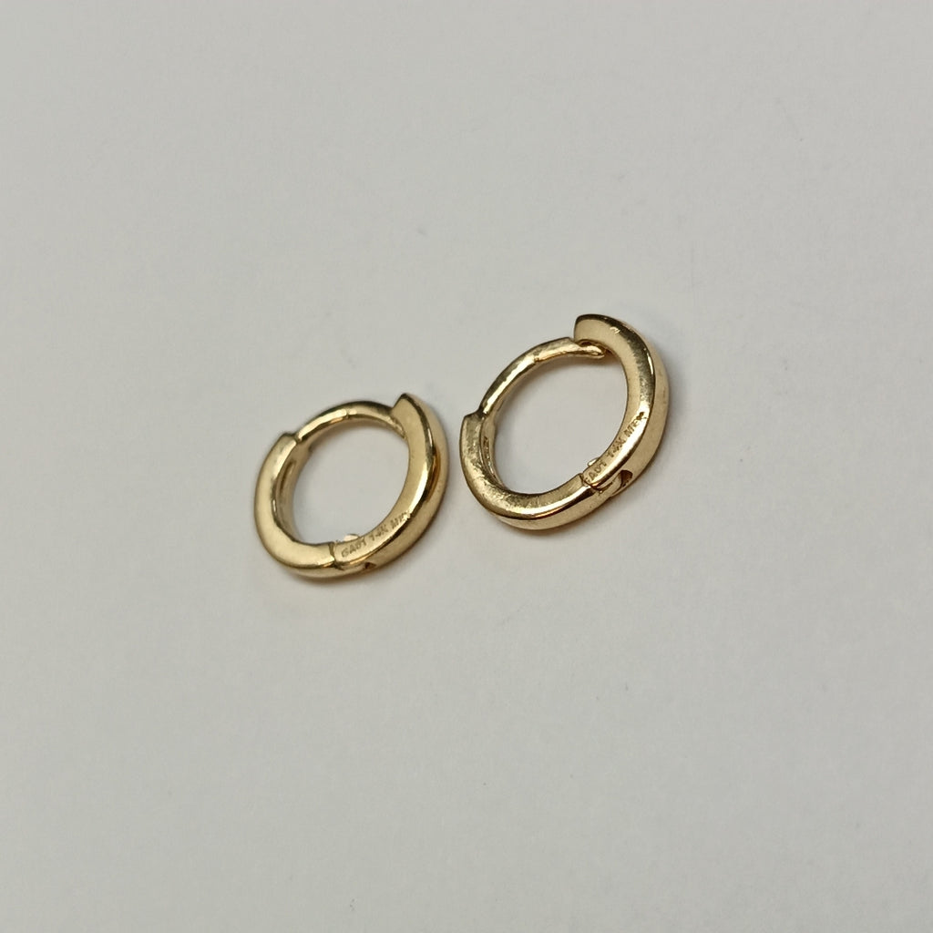 ARETES HUGGIE 14K 1.3 GR (NUEVO)