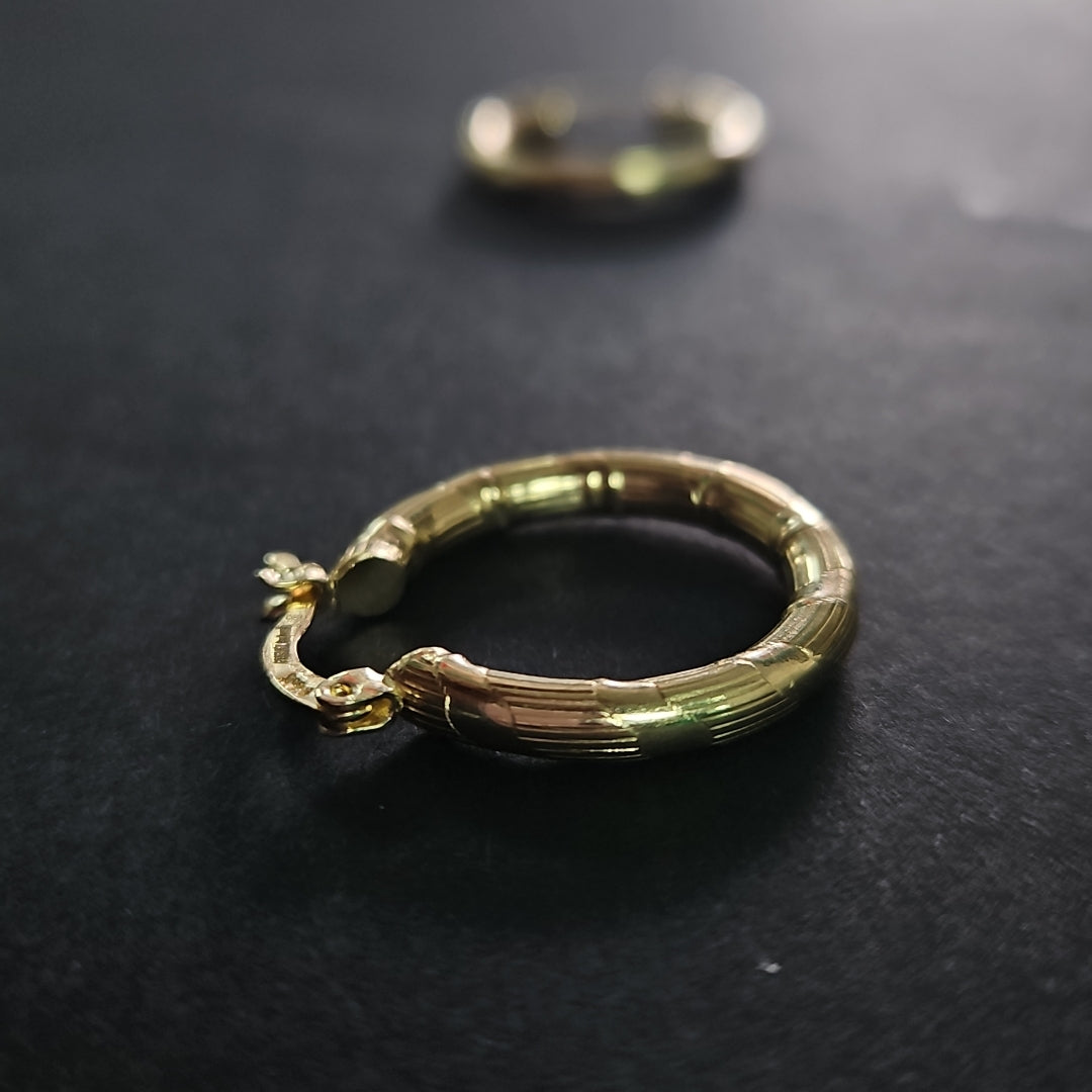 ARETES ARRACADAS 14K 2.7 GR (NUEVO)