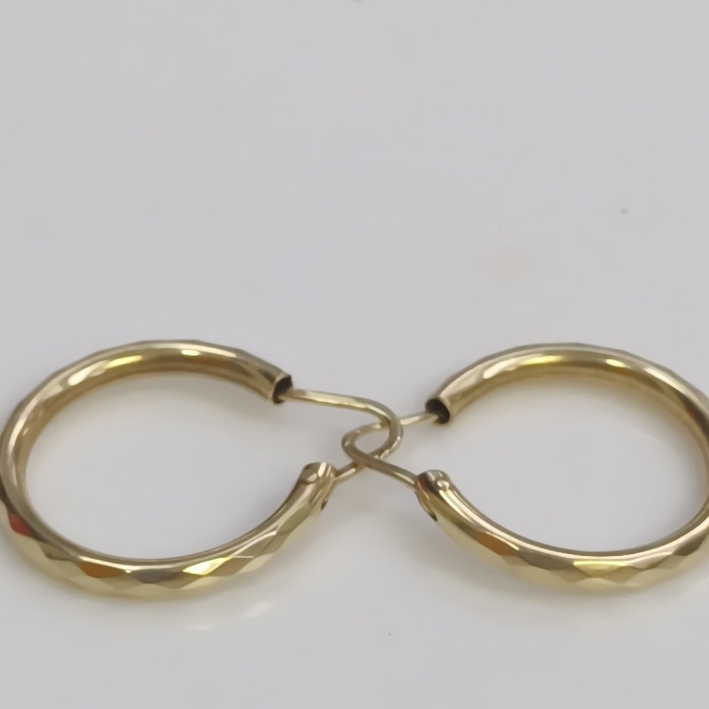 ARRACADAS PAR ORO 14 K 2.1 GRMS (SEMINUEVO)