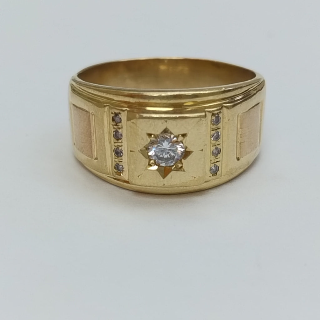 ANILLO ORO 10 K 9.5 GRMS (SEMINUEVO)