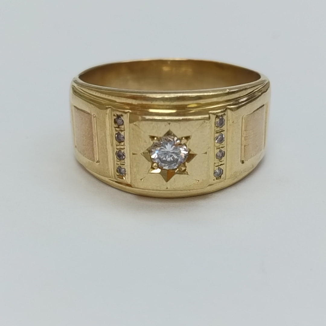ANILLO ORO 10 K 9.5 GRMS (SEMINUEVO)