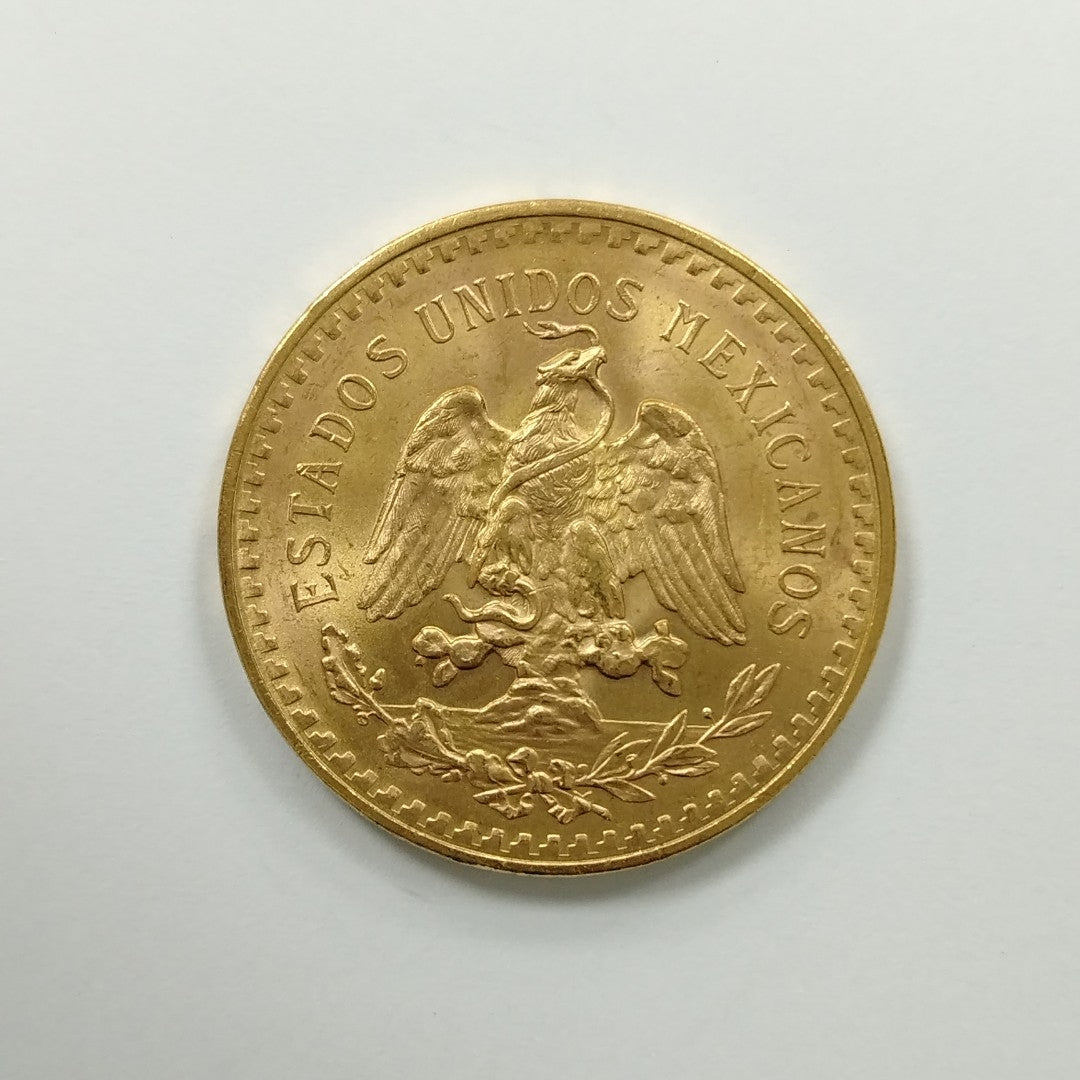 K1 41.6 GRMS 21 K IDENTIFICACIÓN MONEDA NOMINATIVA MONEDAS PESOS 50 PESOS (SEMINUEVO)