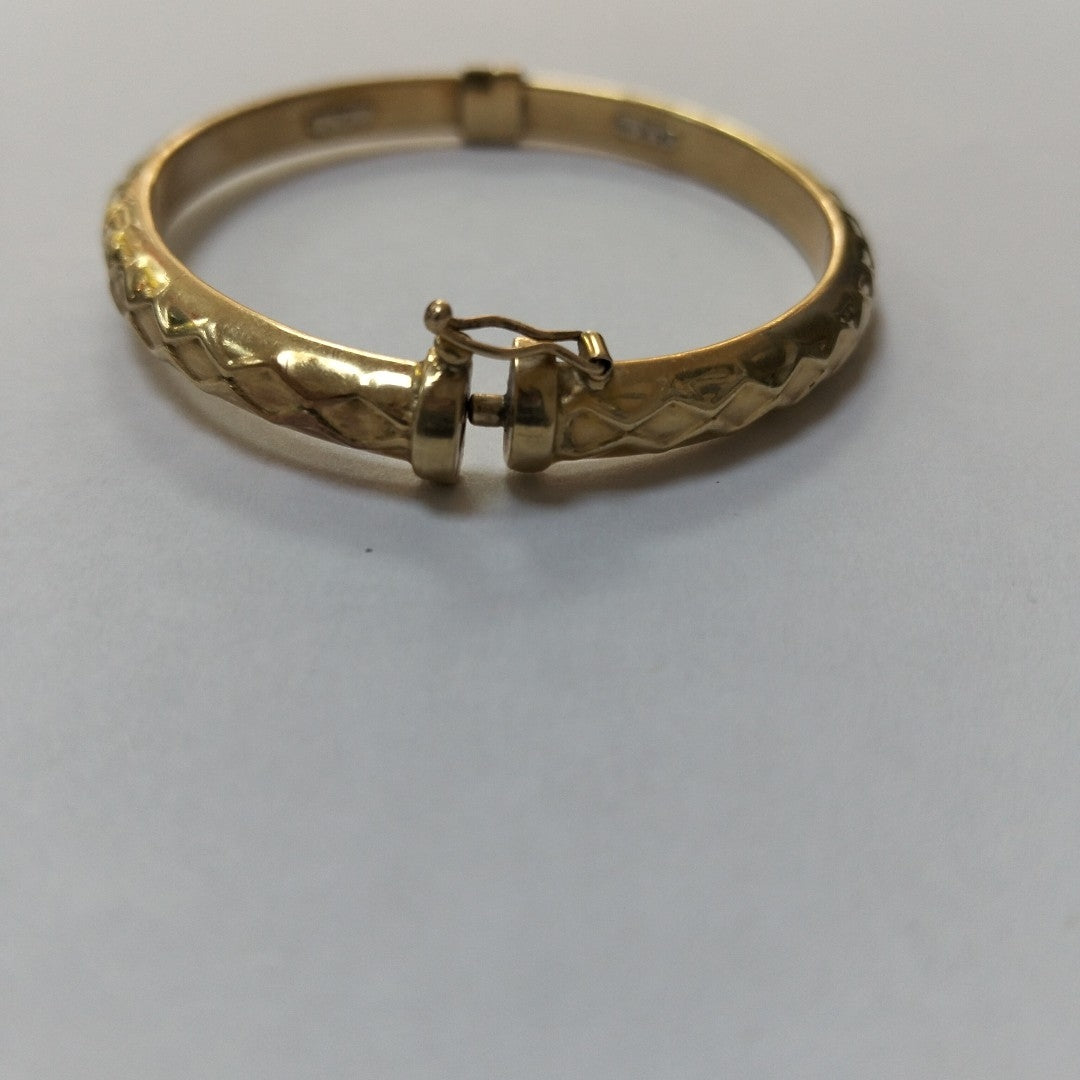 PULSERA RIGIDA ORO 14 K 8.5 GRMS (SEMINUEVO)