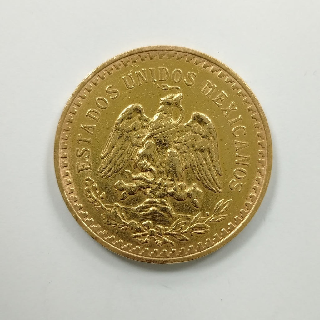 K1 41.6 GRMS 21 K IDENTIFICACIÓN MONEDA NOMINATIVA MONEDAS PESOS 50 PESOS (SEMINUEVO)