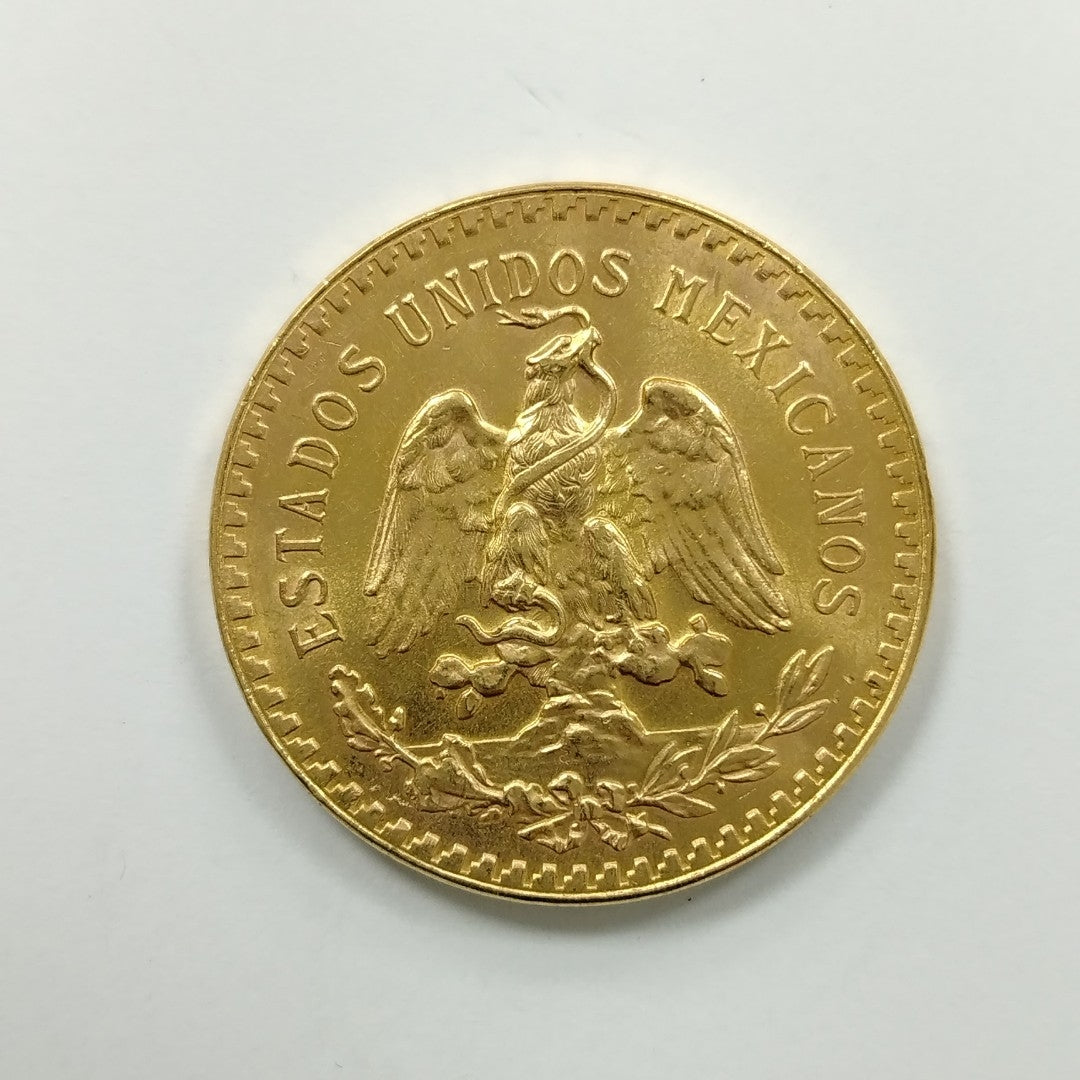 K1 41.6 GRMS 21 K IDENTIFICACIÓN MONEDA NOMINATIVA MONEDAS PESOS 50 PESOS (SEMINUEVO)