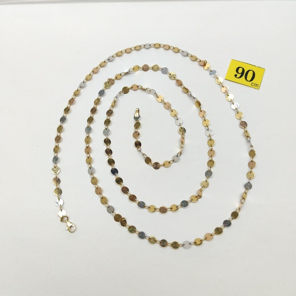 CADENA ORO COMBINADO 14 K 14,00 GRMS (SEMINUEVO)