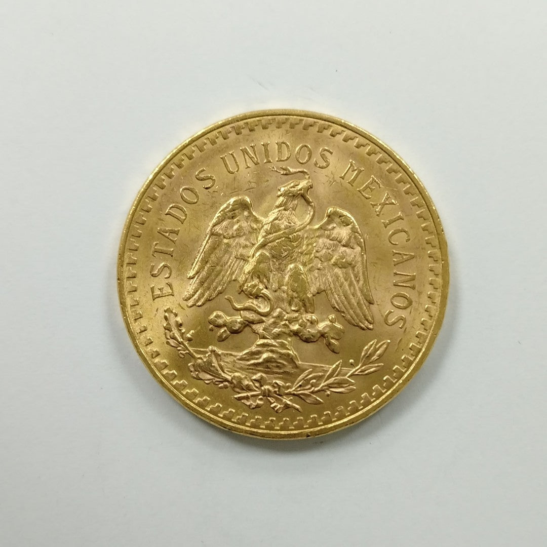 K1 41.6 GRMS 21 K IDENTIFICACIÓN MONEDA NOMINATIVA MONEDAS PESOS 50 PESOS (SEMINUEVO)