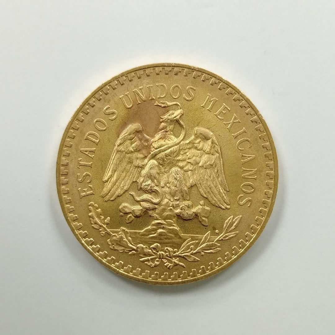 K1 41.6 GRMS 21 K IDENTIFICACIÓN MONEDA NOMINATIVA MONEDAS PESOS 50 PESOS (SEMINUEVO)
