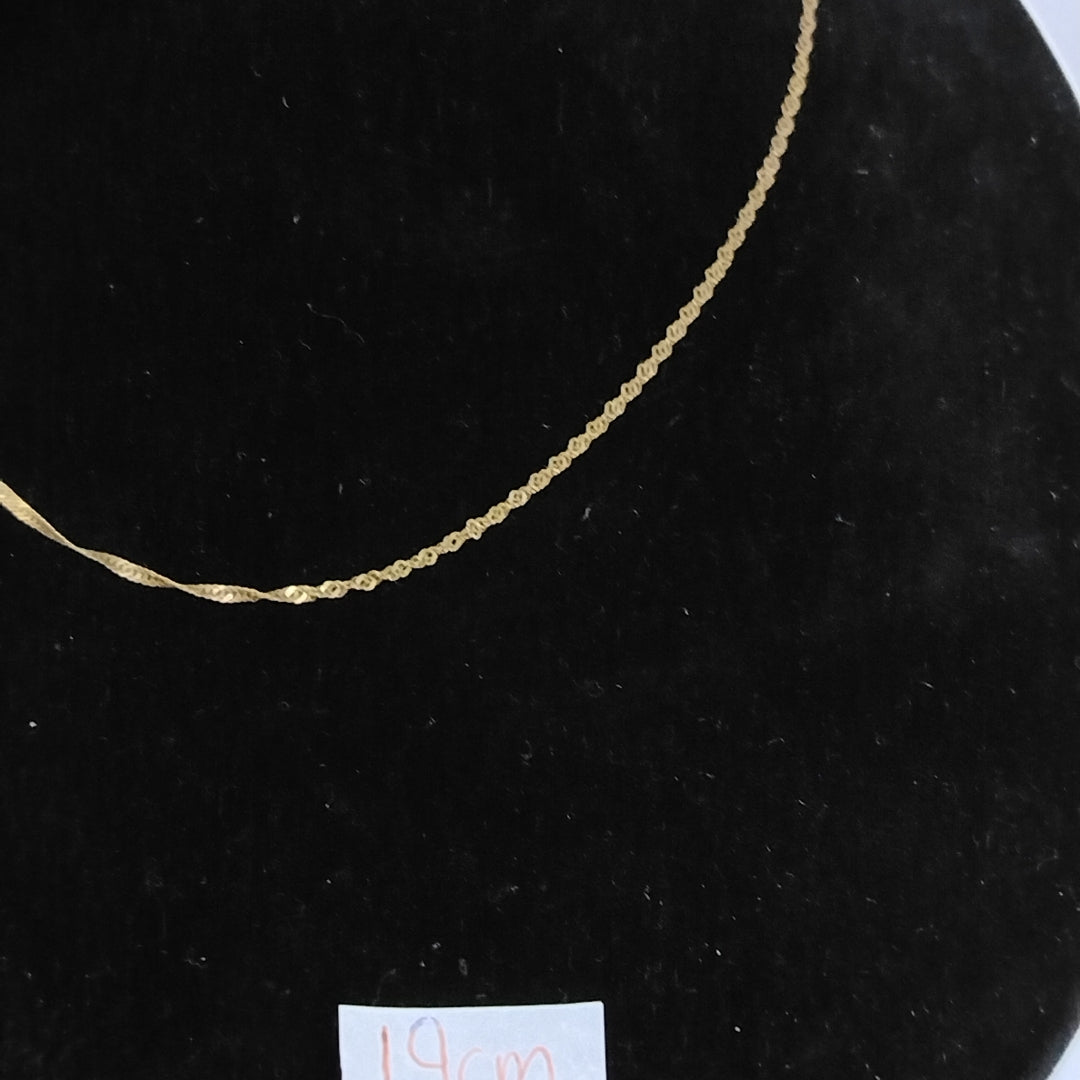CADENA ORO 10 K 0.9 GRMS (SEMINUEVO)