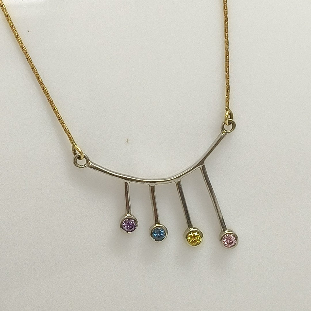 GARGANTILLA ORO COMBINADO 14 K 4,90 GRMS (SEMINUEVO)