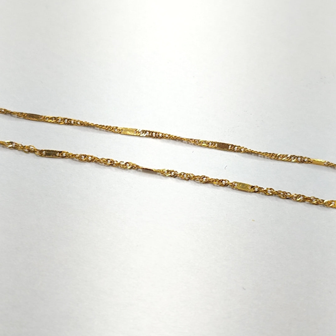 CADENA ORO 14 K 1,80 GRMS (SEMINUEVO)