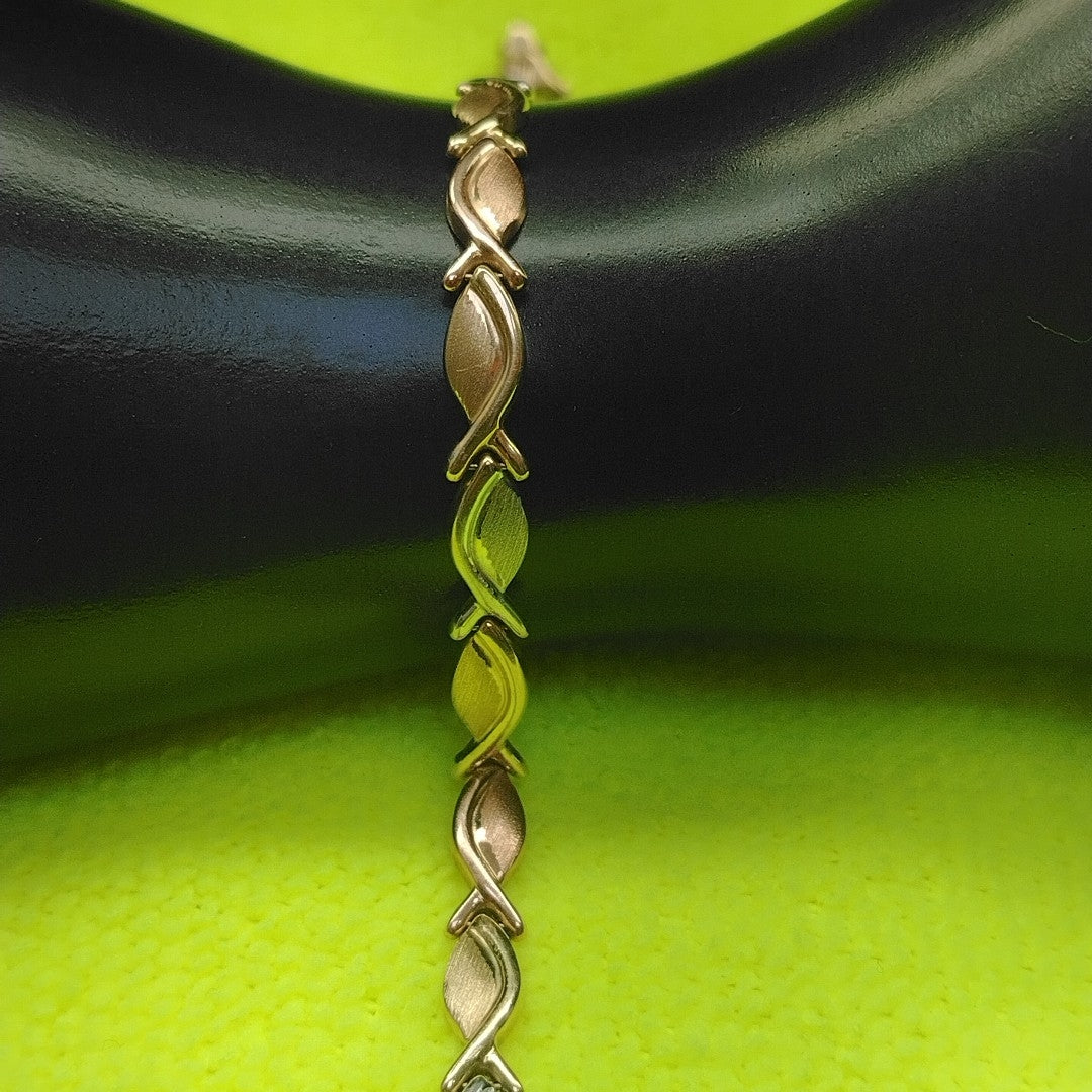 PULSERA ORO, RODIADO 14 K 4.5 GRMS (SEMINUEVO)