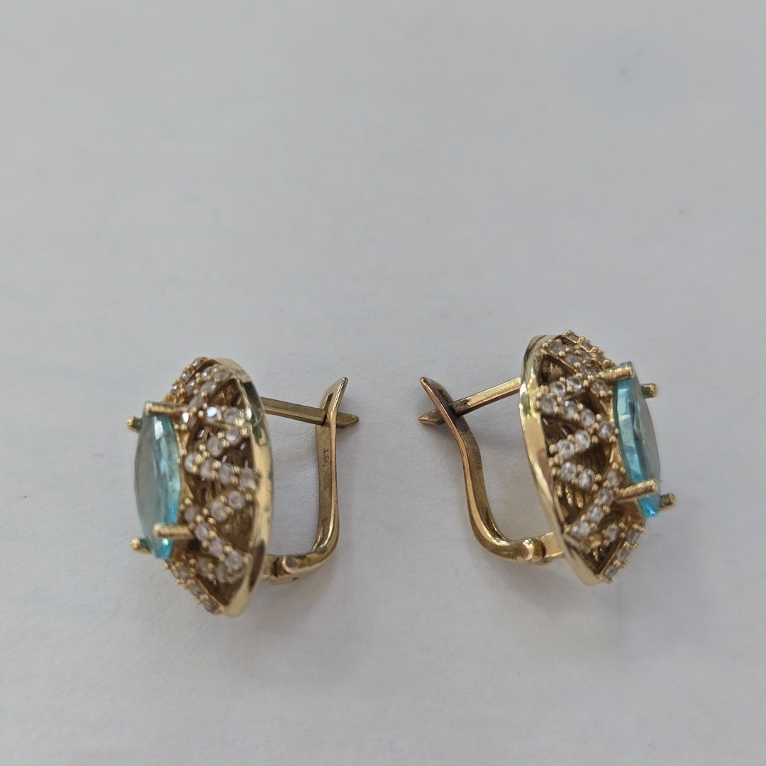 ARETES PAR ORO 10 K 4,50 GRMS (SEMINUEVO)