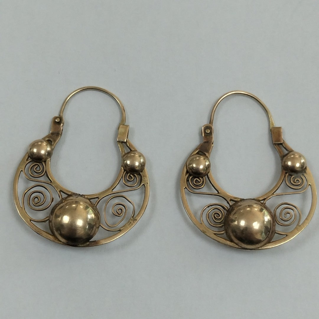 ARETES PAR ORO 8 K 5.2 GRMS (SEMINUEVO)