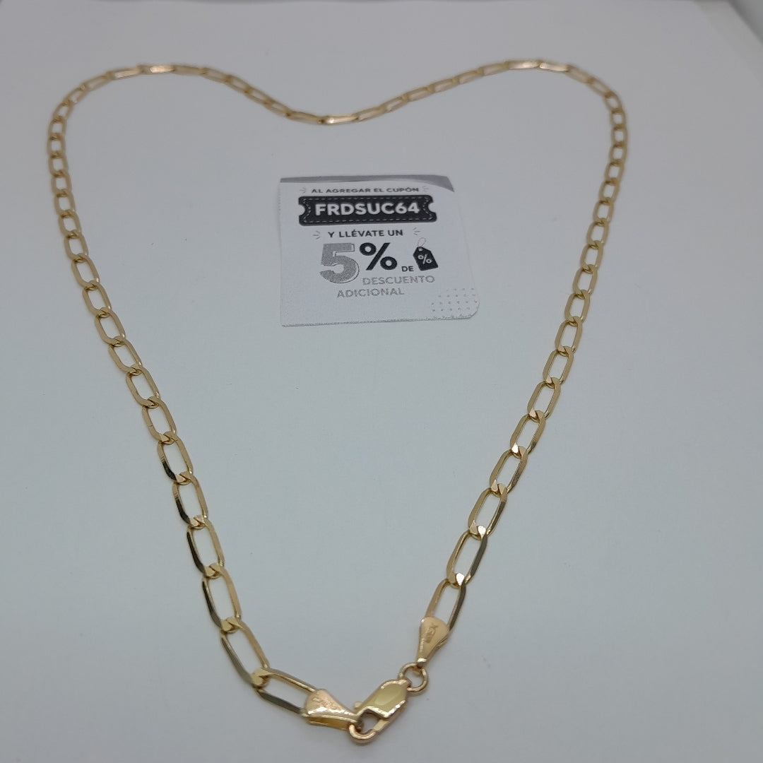 CADENA ESLABONES 14K 55 CM 9.7 GR (NUEVO)