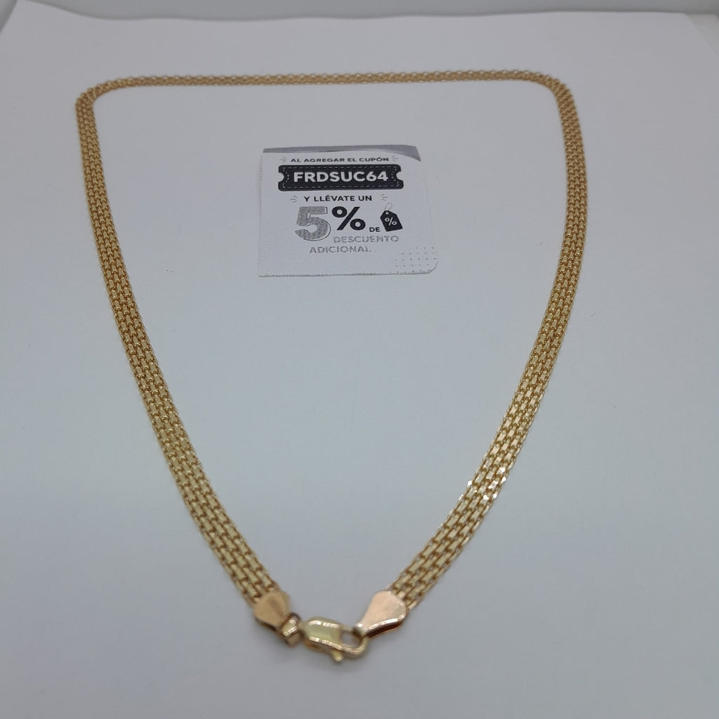 CADENA ESPECIAL 14K 50 CM 11.6 GR (NUEVO)