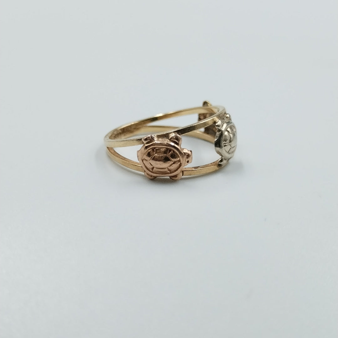 ANILLITO ORO COMBINADO 14 K 1,80 GRMS (SEMINUEVO)