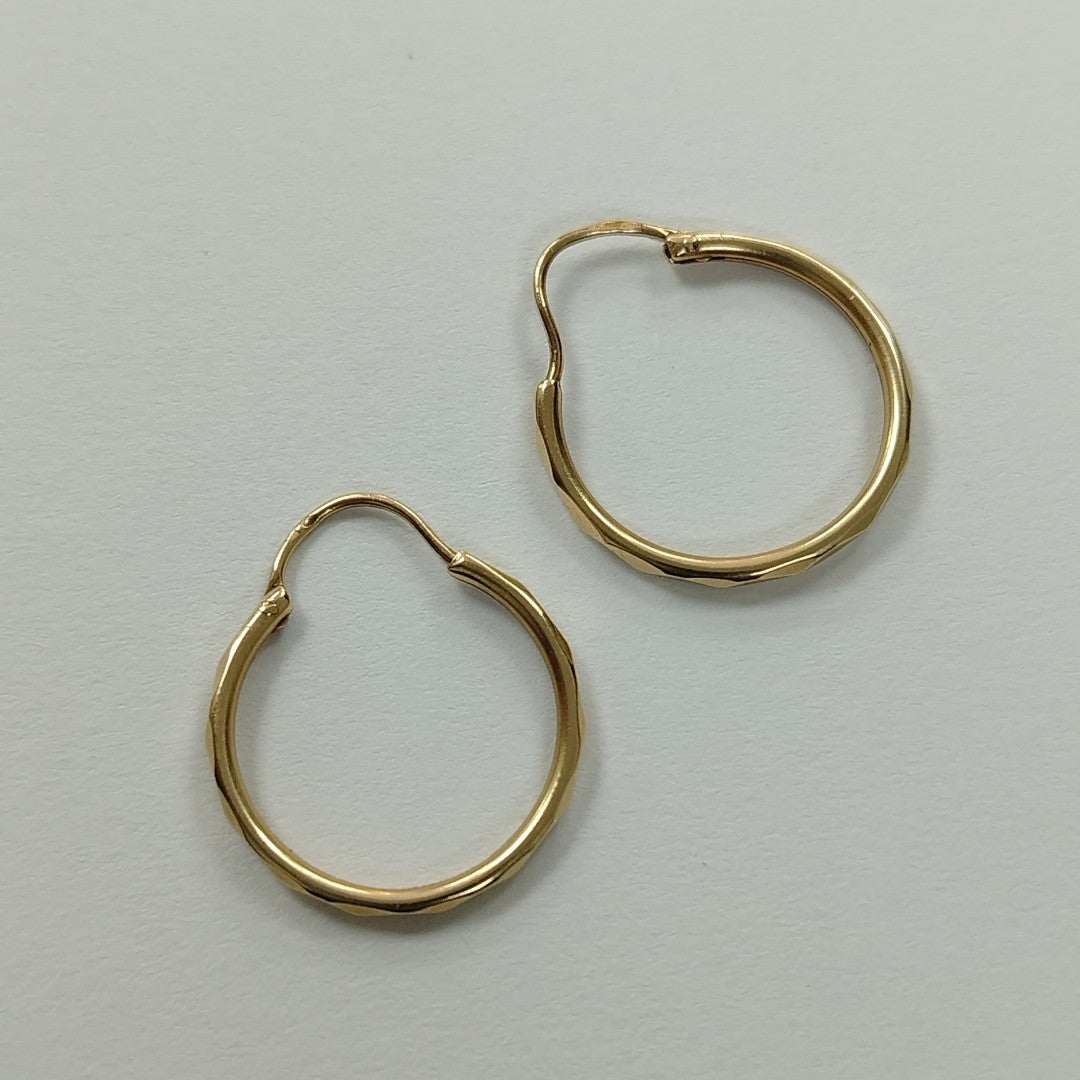 ARRACADAS PAR ORO 14 K 1.1 GRMS (SEMINUEVO)