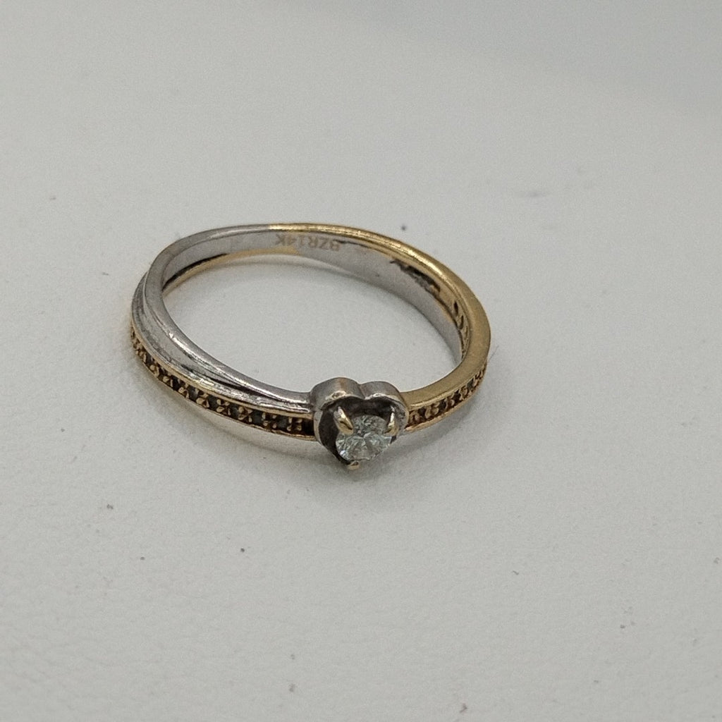 SOLITARIO ORO 14 K 2,00 GRMS (SEMINUEVO)