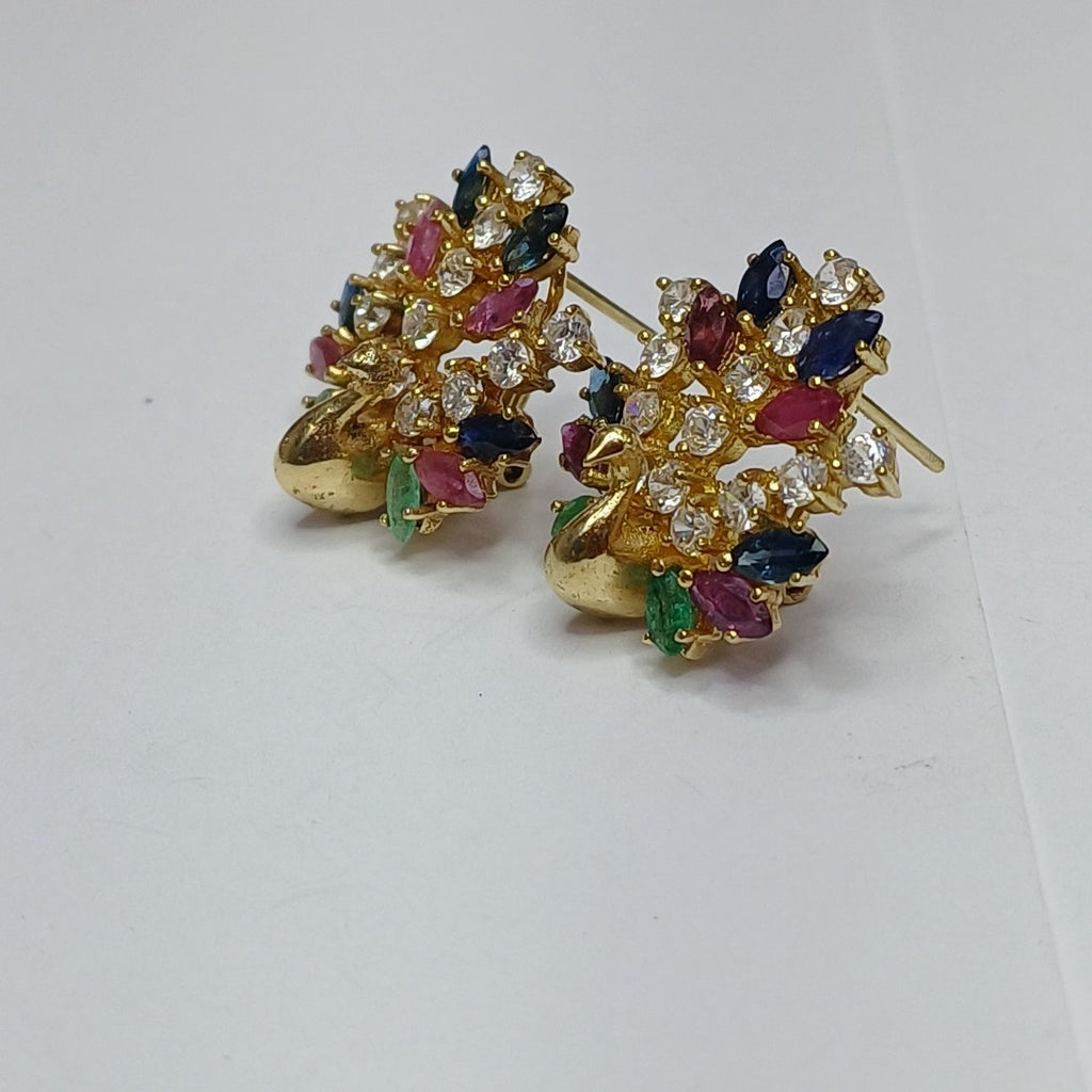 ARETES PAR ORO 14 K 7,60 GRMS (SEMINUEVO)