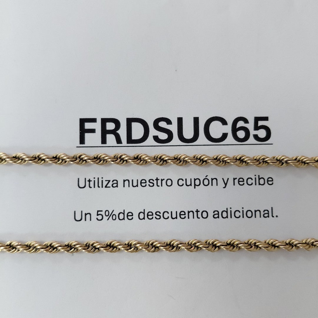 CADENA ORO 10 K 5.4 GRMS (SEMINUEVO)