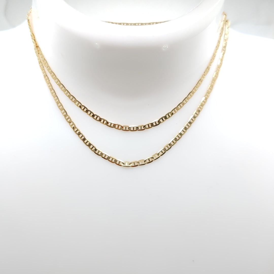 CADENA ORO 14 K 2.5 GRMS (SEMINUEVO)