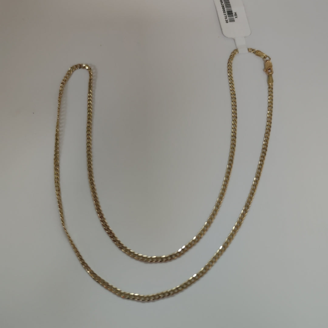 CADENA BARBADA 10K 50 CM 4.9 GR (NUEVO)