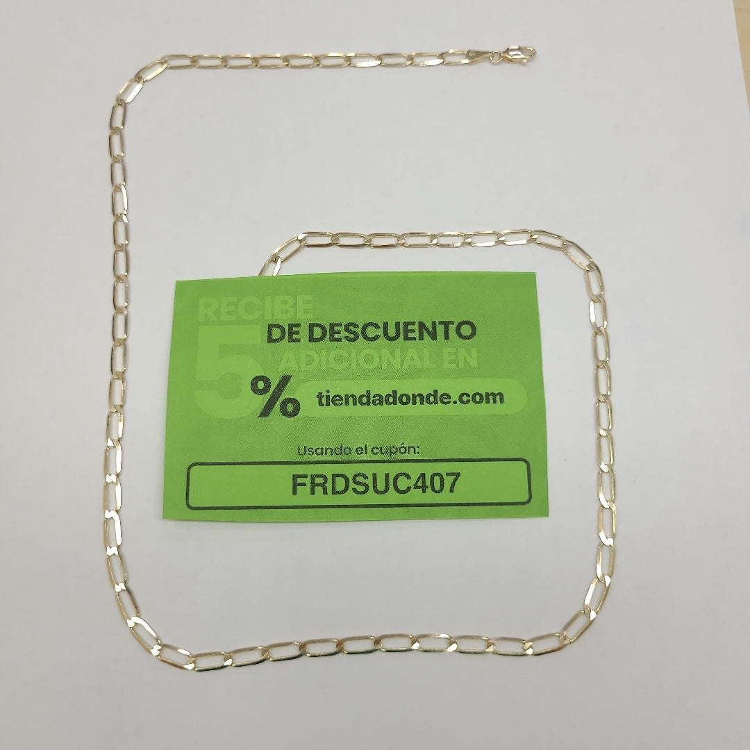 CADENA ESLABONES 14K 60 CM 10.9 GR (NUEVO)
