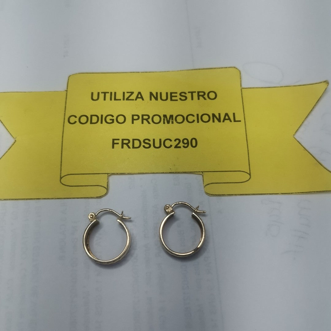 ARETES PAR ORO 10 K 1.6 GRMS (SEMINUEVO)