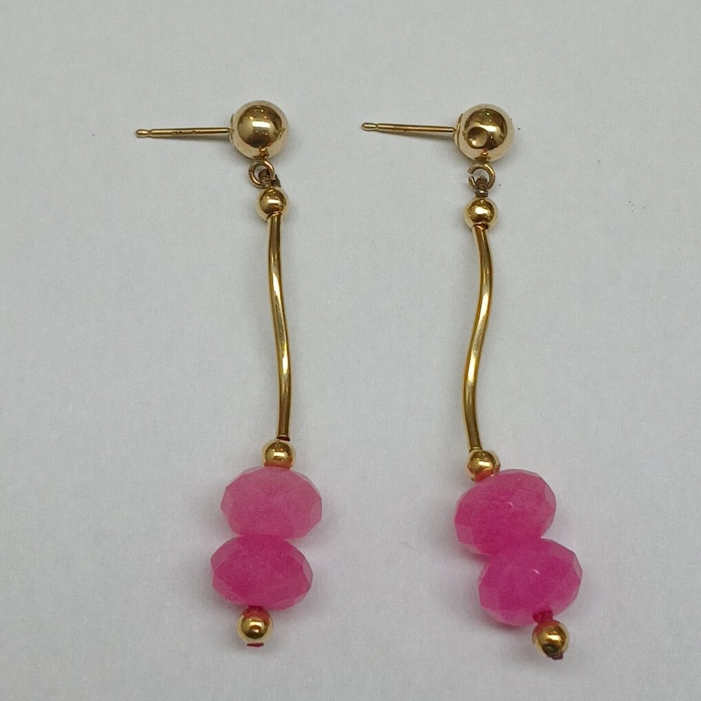 BROQUELES PAR ORO 14 K 2,80 GRMS (SEMINUEVO)