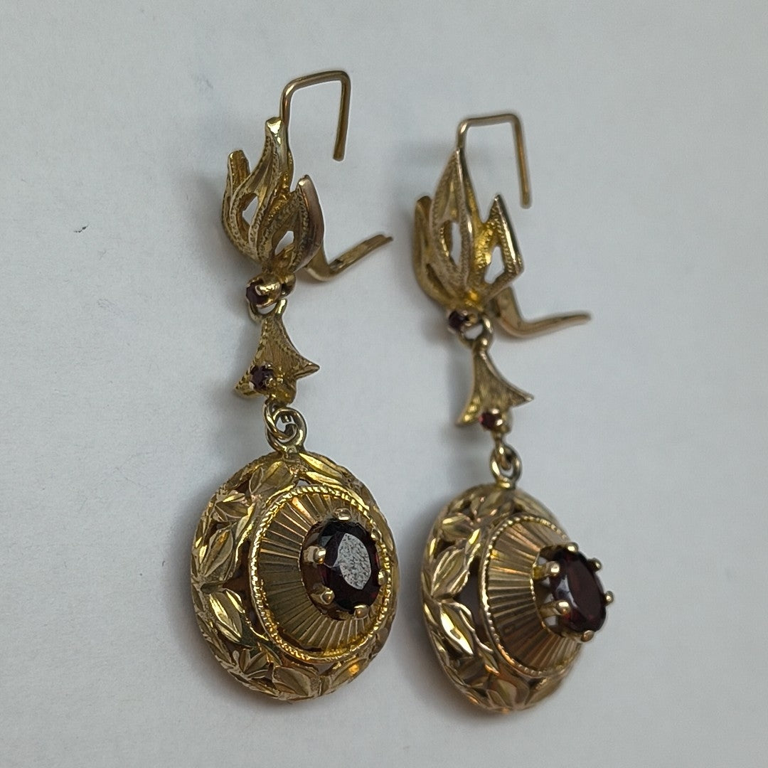 ARETES PAR ORO 8 K 10.5 GRMS (SEMINUEVO)