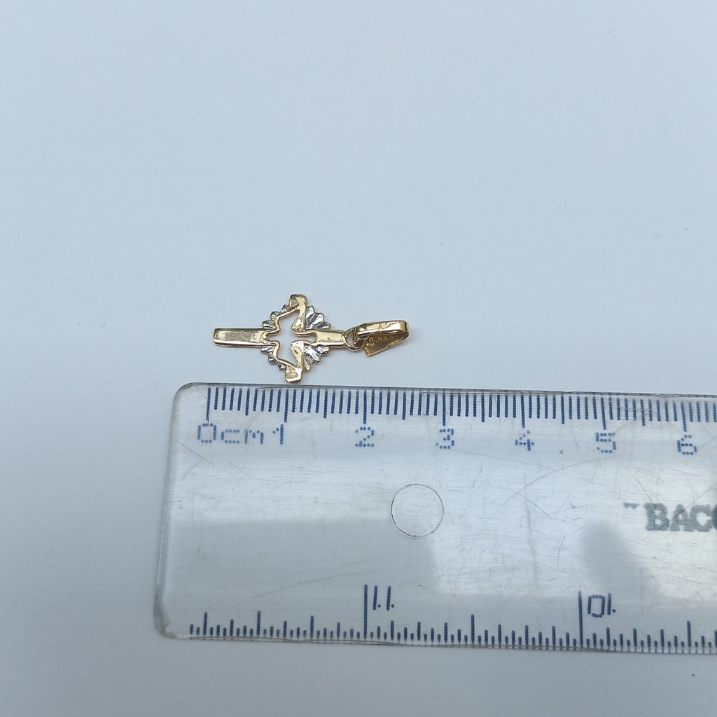 CRUZ, DIJE ORO 10 K 0.7 GRMS (SEMINUEVO)