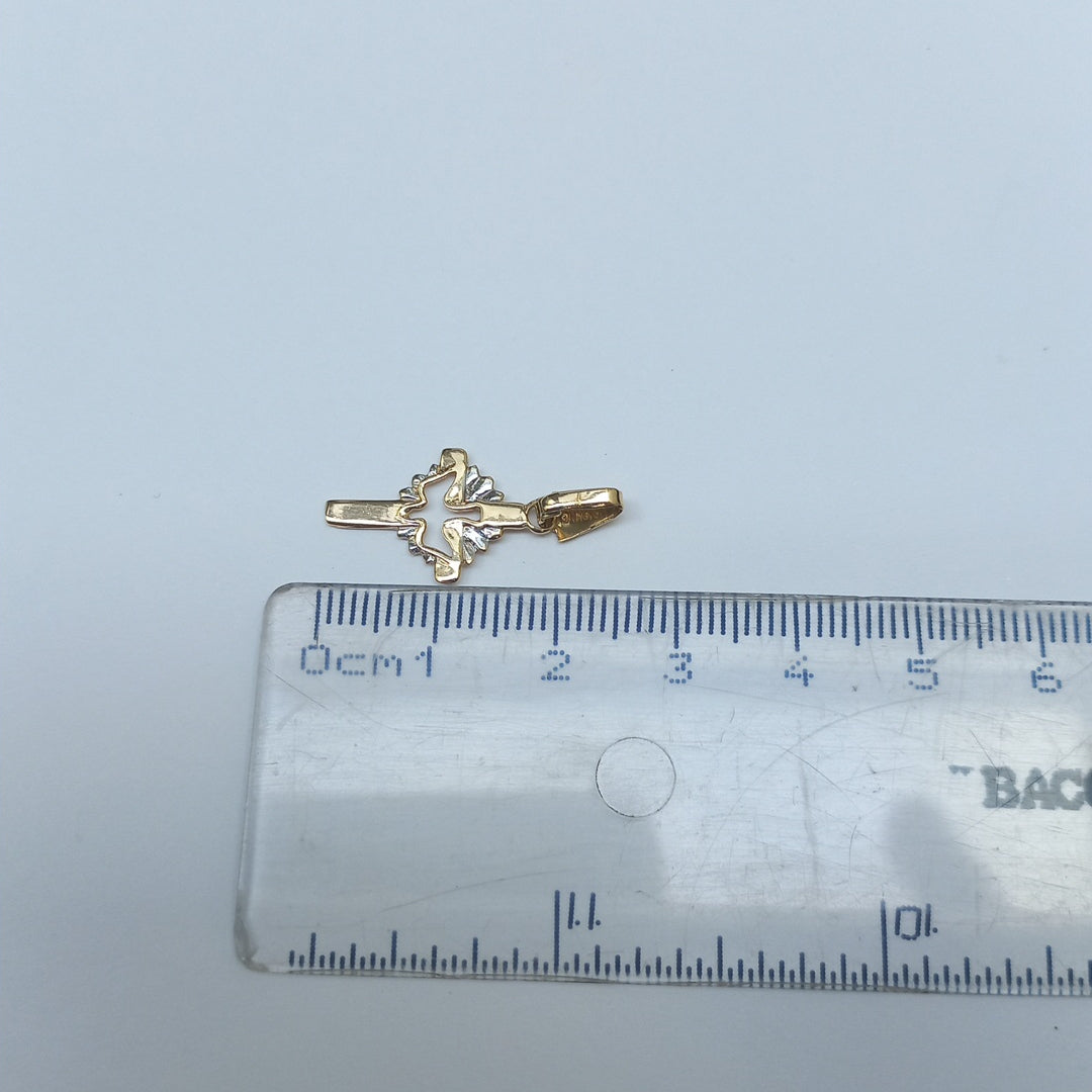 CRUZ, DIJE ORO 10 K 0.7 GRMS (SEMINUEVO)