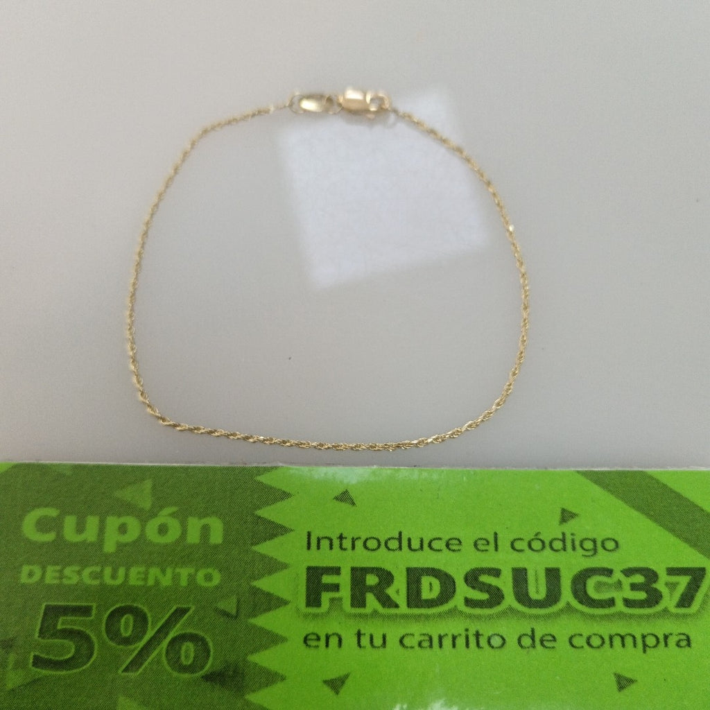 PULSERA TORZAL 14K 18 CM 1.3 GR (NUEVO)