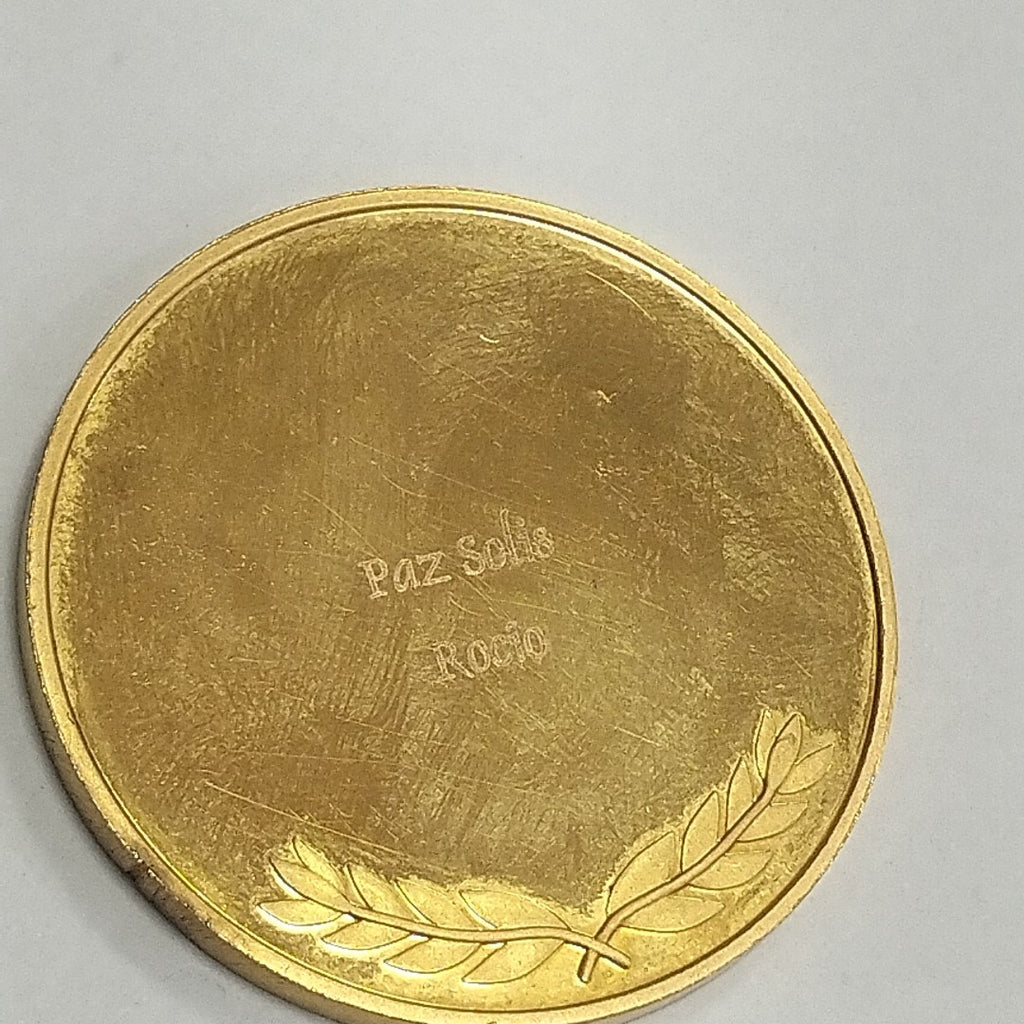 MEDALLA CONMEMORATIVA ORO 18 K 31.2 GRMS (SEMINUEVO)