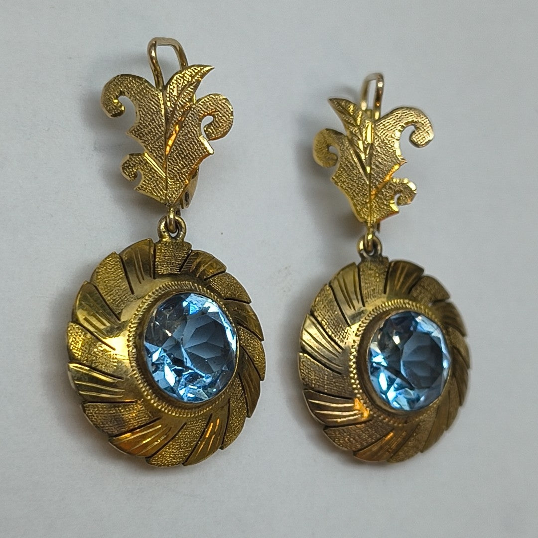 ARETES PAR ORO 8 K 5.9 GRMS (SEMINUEVO)