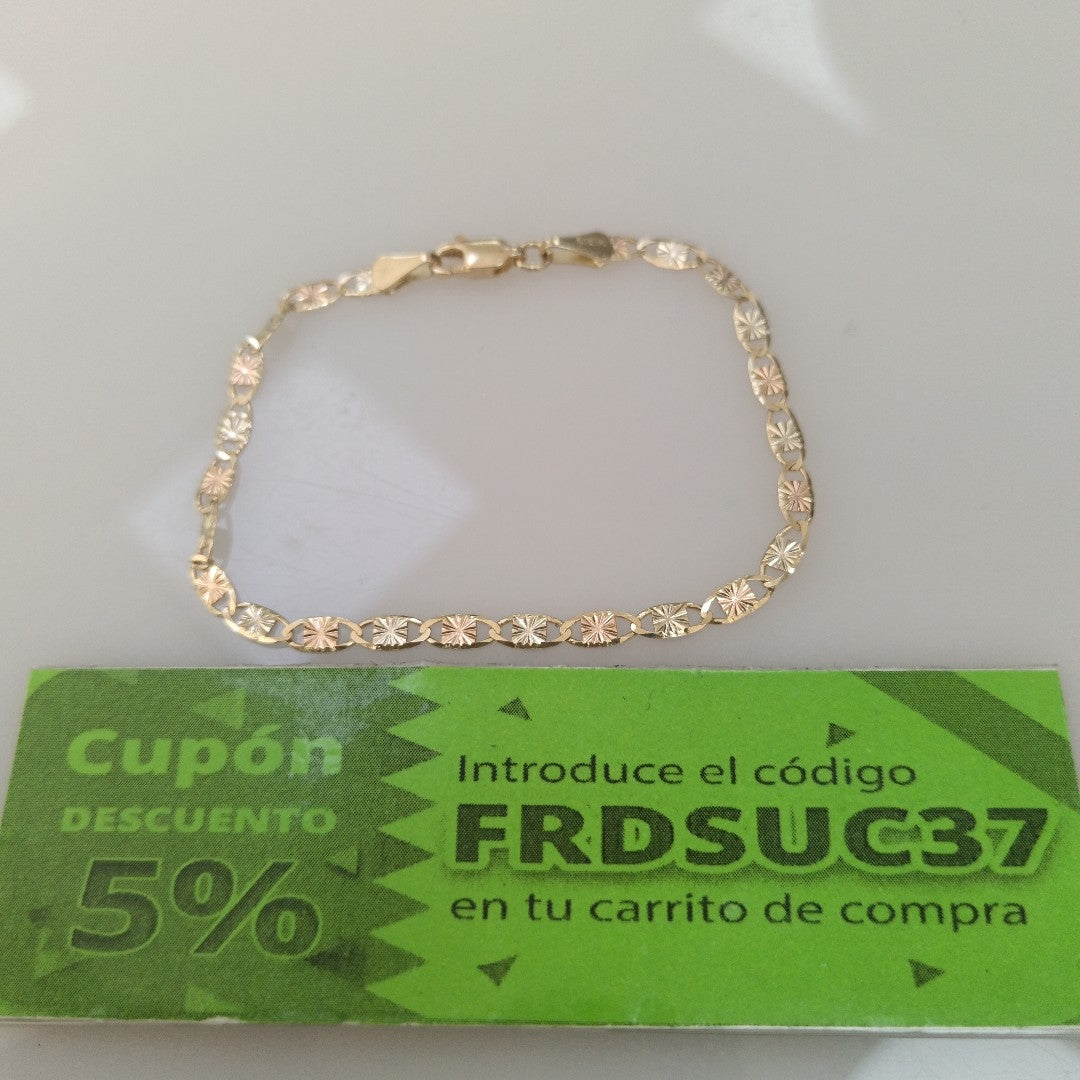 PULSERA GUCHI 14K 18 CM 2.8 GR (NUEVO)
