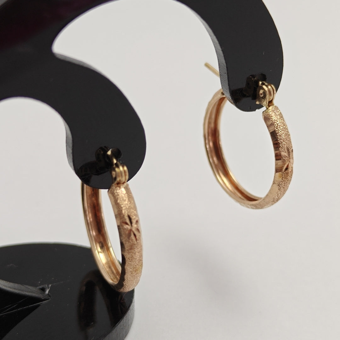 ARRACADAS PAR ORO 14 K 1,60 GRMS (SEMINUEVO)
